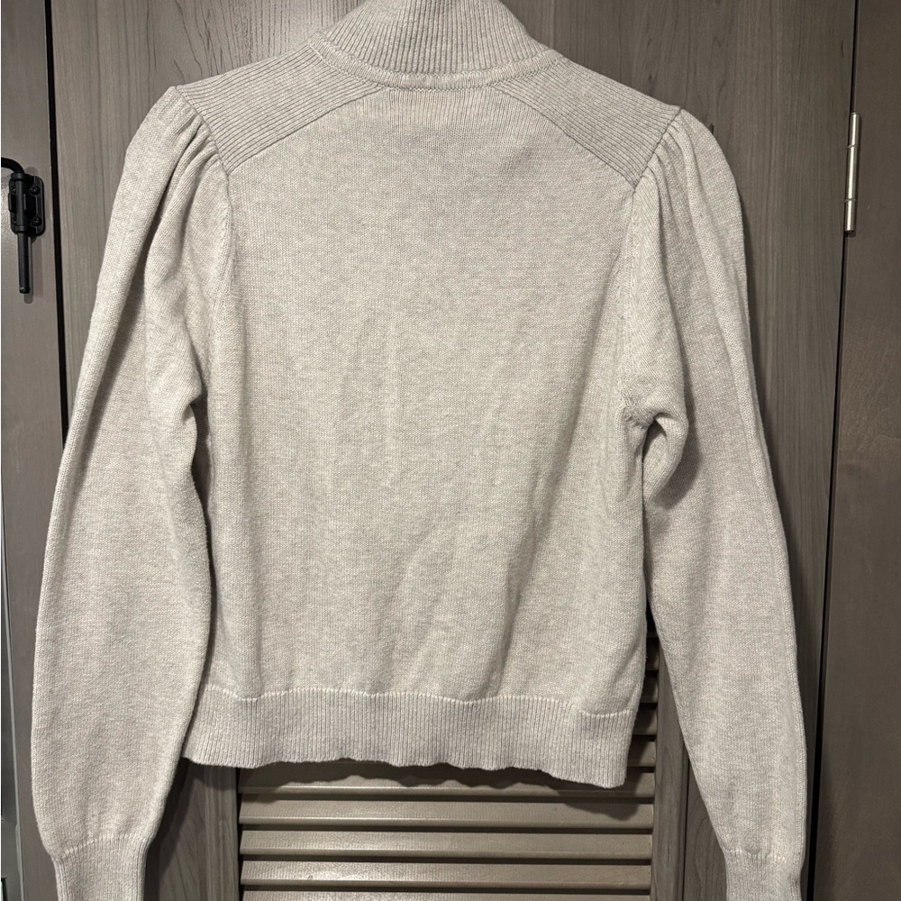 Kilte Los Angeles Gray Half-Zip Women's Sweater - Picture 2 of 9